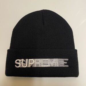 Supreme Motion Log beanie, Black